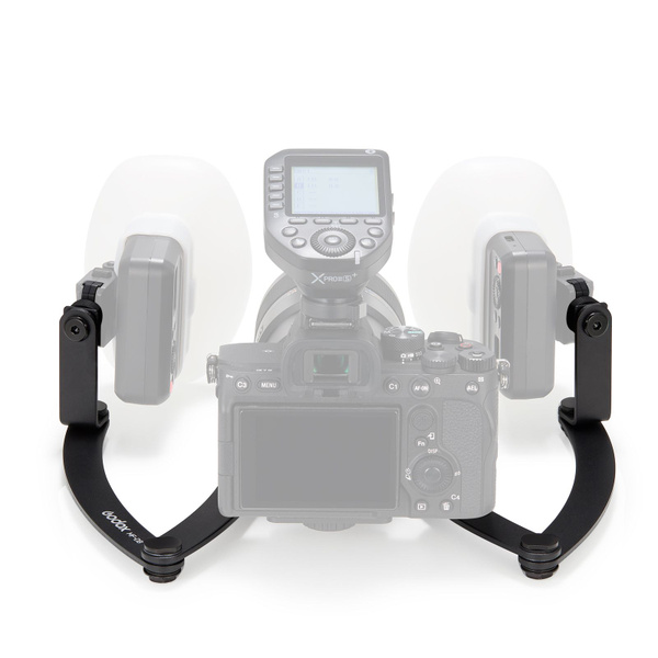 GODOX MF-DB Гибкий кронштейн для вспышки с двумя креплениями для ...