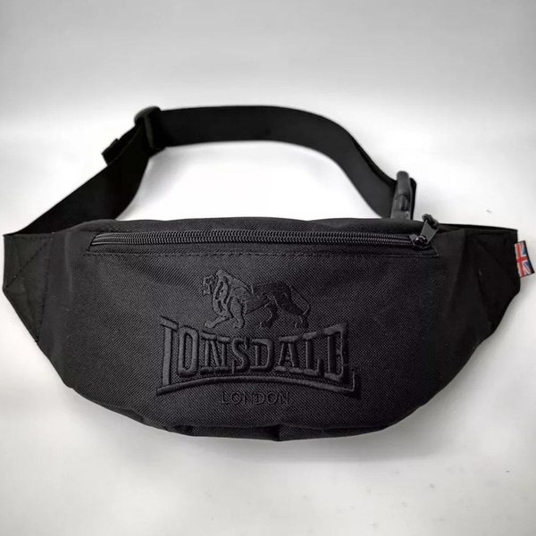 Сумка поясная Lonsdale Black/Black купить на OZON по низкой цене ...