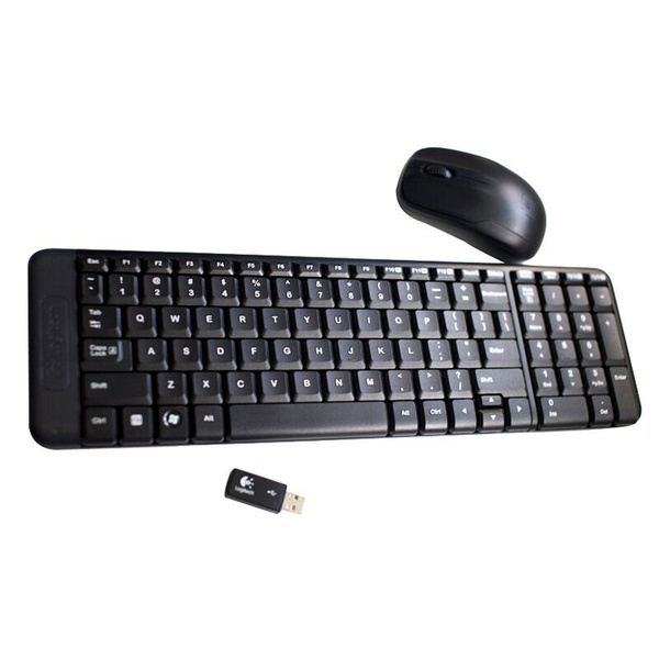 Logitech MK220 Комплект мышь + клавиатура беспроводная Клавиатура ...