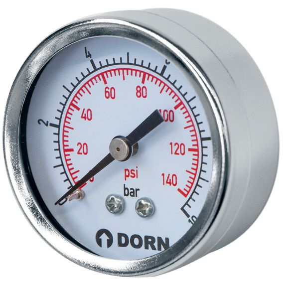 Манометр DORN аксиальный 1/4", 0-10 бар - купить по выгодной цене в ...