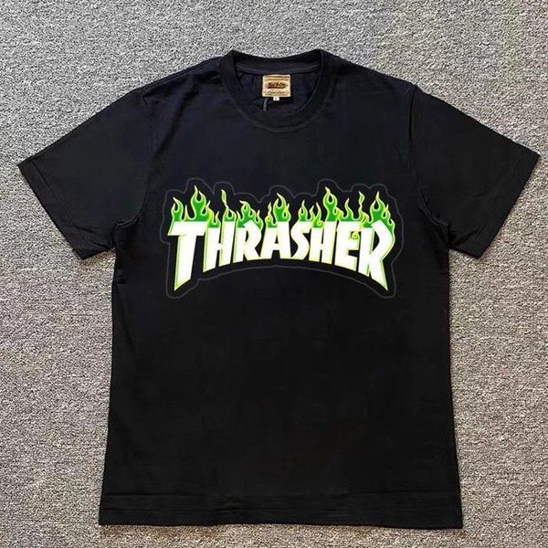 Футболка THRASHER, размер 44, цвет черный, 100% - купить по выгодной ...