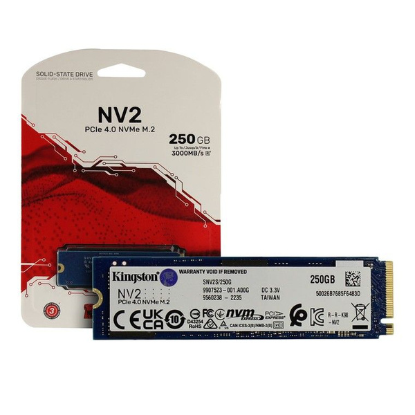 250 ГБ Внутренний SSD-диск Kingston 3D NAND SNV2S/250G (SNV2S/250G ...