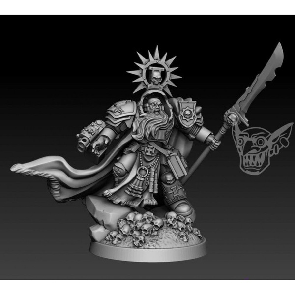 Миниатюра Warhammer 40000. Grey Knights. Гранд Мастер / Grand Master ...