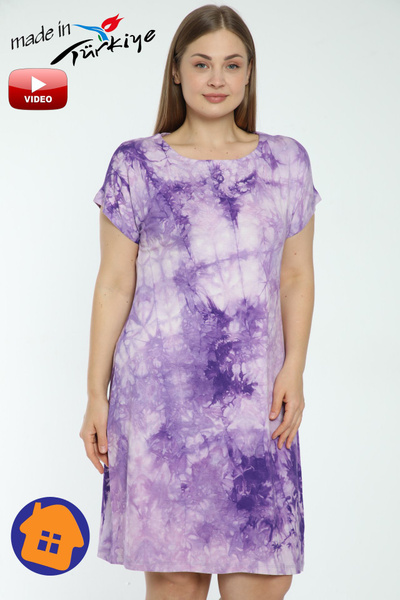 Туника для дома, дачи и отдыха, Женский, размер 50 (XL), рукав Короткий ...