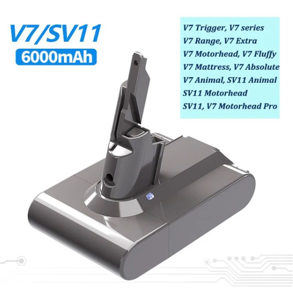 Аккумулятор Dyson V6 V7 V8 V10 SV07 SV09 SV10 SV12 DC62 Absolute Fluffy ...