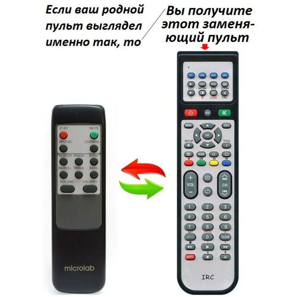 Заменяющий пульт для Microlab R3121, PRO1, PRO2, PRO3 - купить с ...