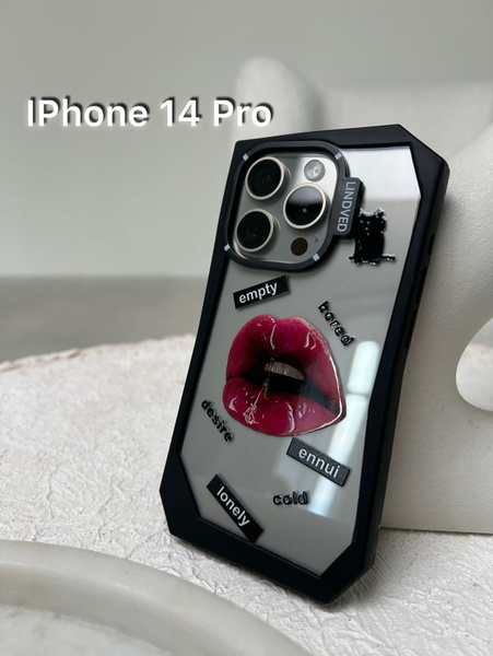 Прозрачный чехол для Apple IPhone 14 Pro с губами / Оригинальный ...