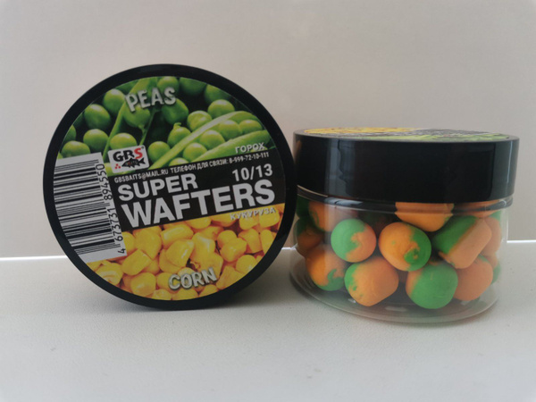Вафтерсы (wafters) GBS Кукуруза Горох 10x13мм - купить с доставкой по ...