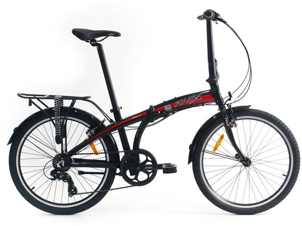Складной велосипед Foldx FoldX Sports 24 7sp, год 2023, цвет Черный ...