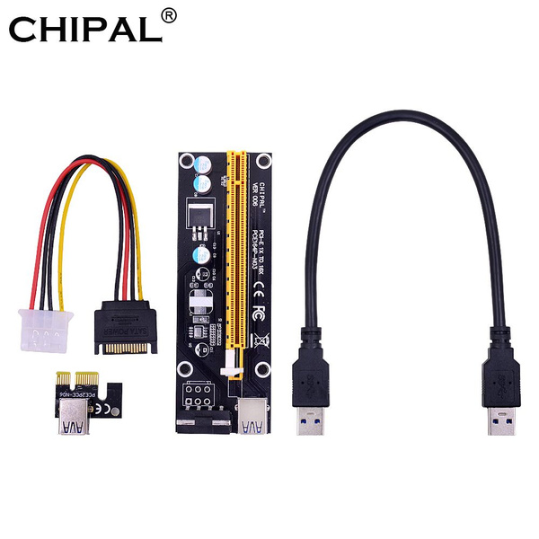 Riser PCI-E удлинитель CHIPAL VER006S Райзер для видеокарты PCI Express ...