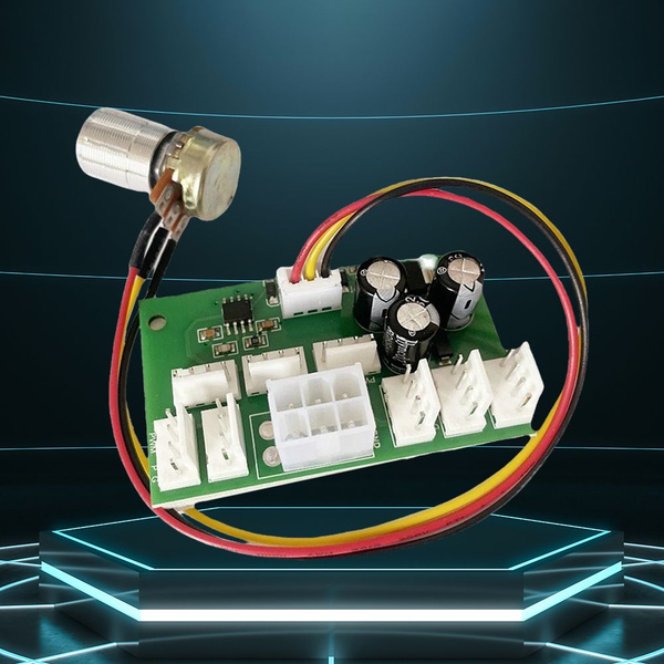 3/4-проводной ШИМ-контроллер вентилятора Cooler Fan HUB Splitter DC 12V ...