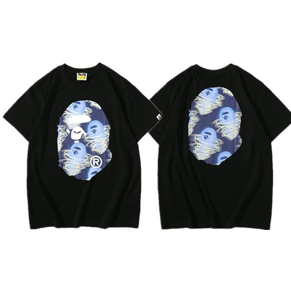 Футболка A BATHING APE, размер 50, цвет черный, Cotton - купить по ...