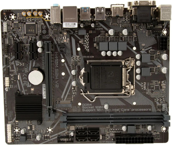 Материнская плата Gigabyte h410m s2 v2 купить по низкой цене с ...