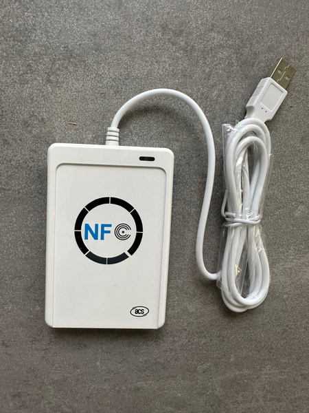 Считыватель ACR122U-A9 бесконтактный для смарт-карт и брелков NFC, RFID ...