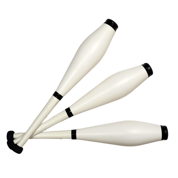 Булавы для жонглирования Juggle Dream Trainer комплект 3 штуки, белые с ...