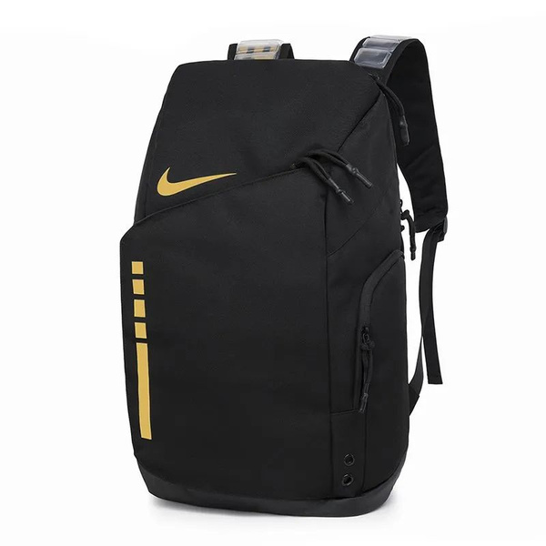 Рюкзак Nike Elite с удобной системой открывания, черный с золотым ...
