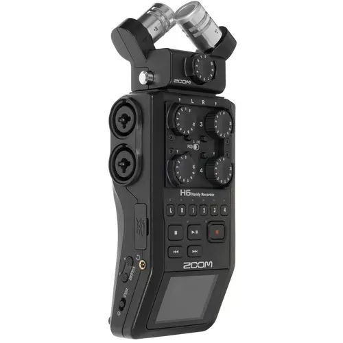 Рекордер Zoom H6 черный, MP3, WAV купить по выгодной цене в интернет ...