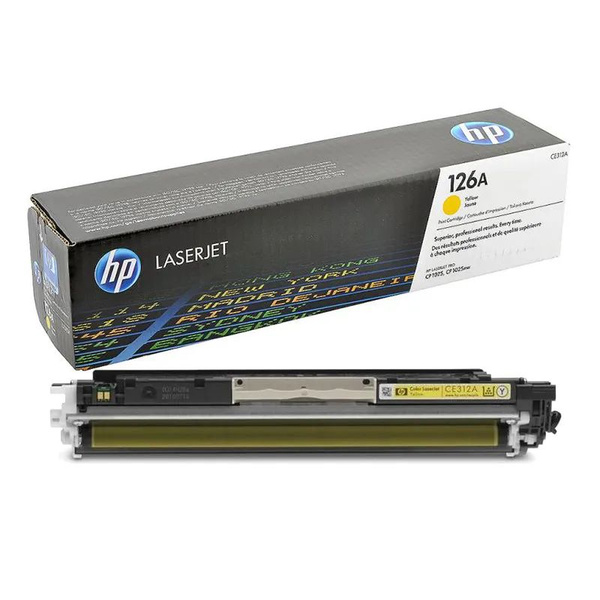 Расходник для печати HP Картридж лазерный CE312A, Желтый (yellow), для ...