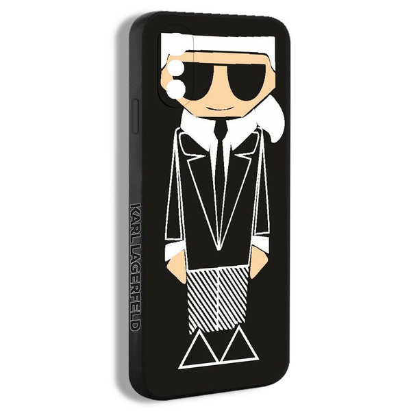 чехол для айфон iPhone X Карл Лагерфельд Смешные Anime White Hair ...