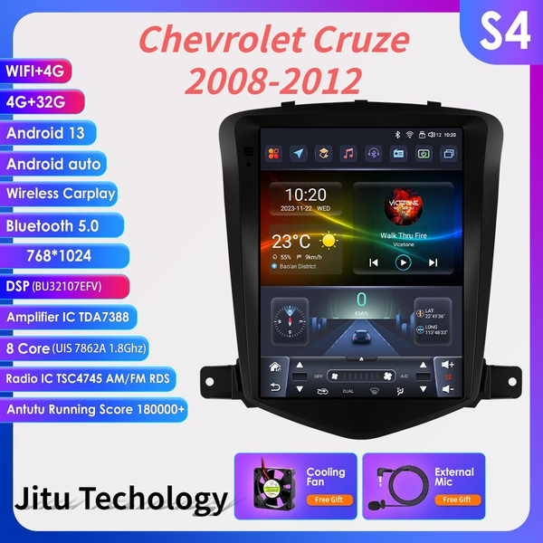 Штатная магнитола EeJam Multimedia Factory Jitu,4+32GB,Chevrolet Cruze ...