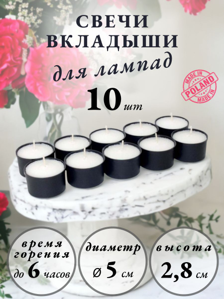 Свечи поминальные, 3 мм, 10 шт купить по выгодной цене в интернет ...
