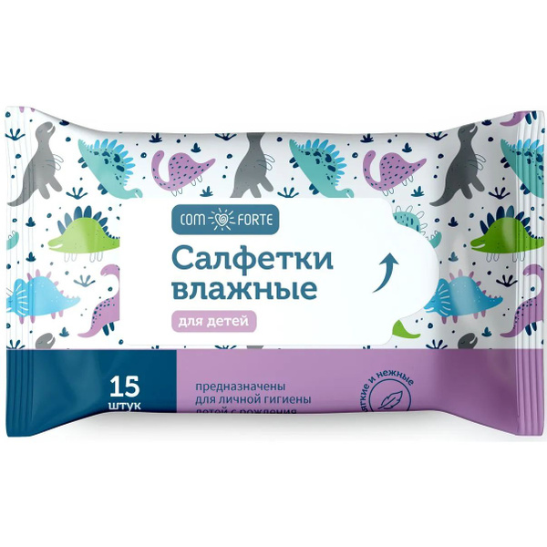 Comforte Влажные салфетки 15 шт - купить с доставкой по выгодным ценам ...
