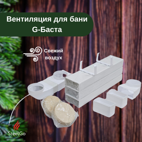 Вентиляция для бани и сауны G-баста вытяжная горизонтальная - купить по ...