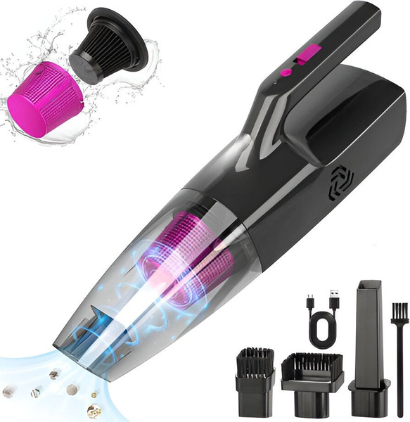 Автомобильный пылесос аккумуляторный CARCAM Vacuum Cleaner DW-168 ...
