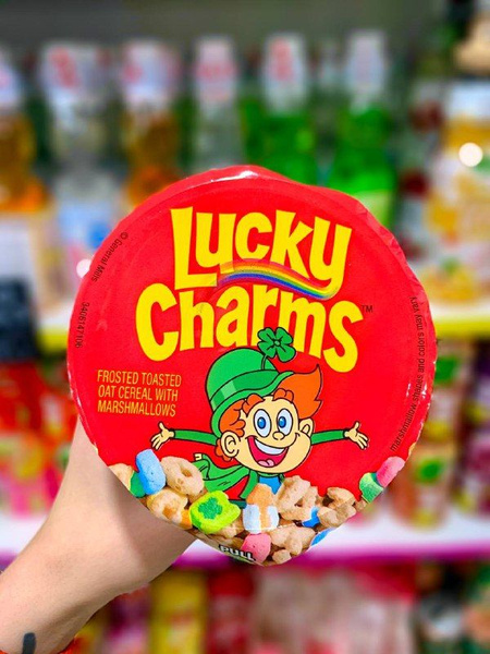 Сухой завтрак с маршмеллоу Lucky Charms в стакане, 48 гр - купить с ...