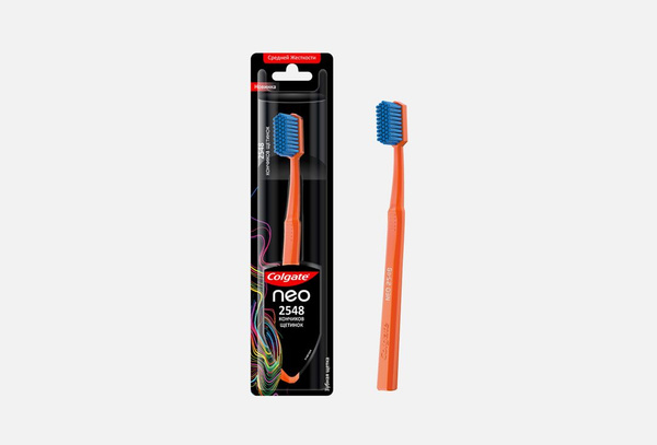 Зубная щетка средней жесткости / Colgate, Neo medium / 1мл - купить с ...