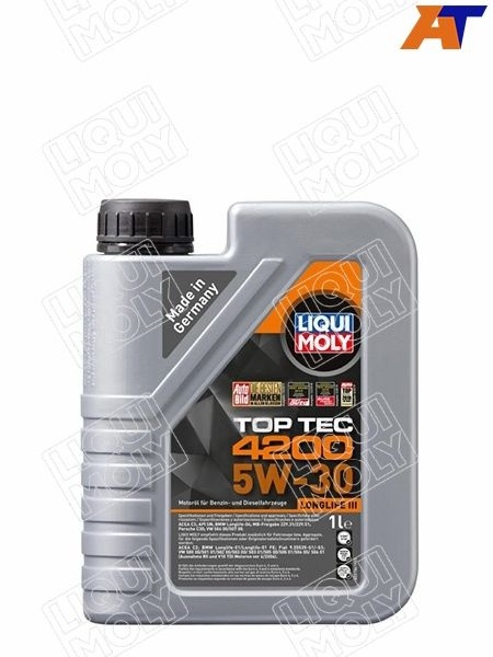Масло моторное LIQUI MOLY Top Tec 4200 5W-30 NG SP C3 C2 1л - Liqui ...
