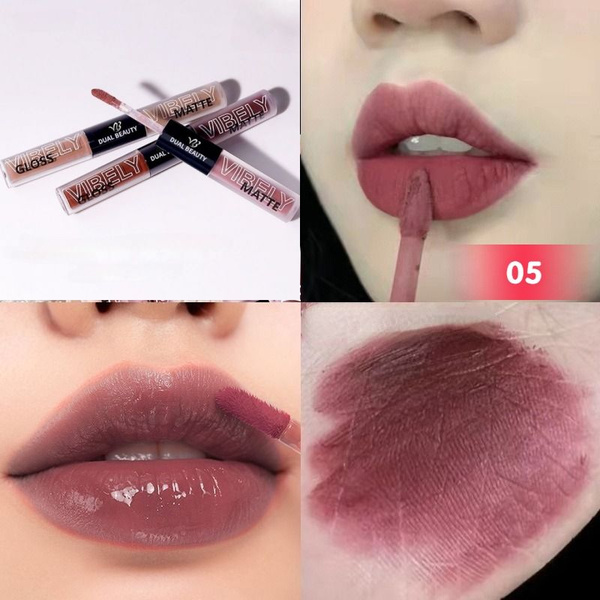 Губная помада VIBELY двухсторонняя не липнущая губная помада с ...