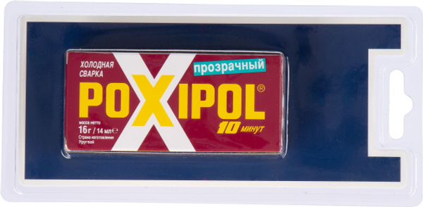 Холодная сварка POXIPOL прозрачный блистер 14мл купить на OZON по ...