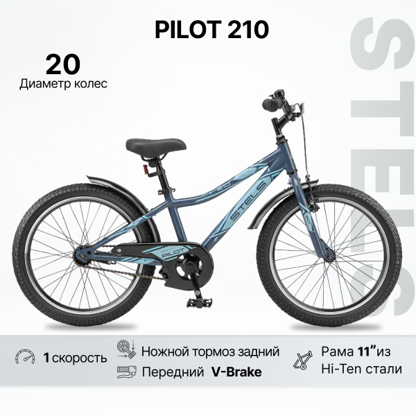 Велосипед Stels Pilot-210 20" Серый - купить с доставкой по выгодным ...