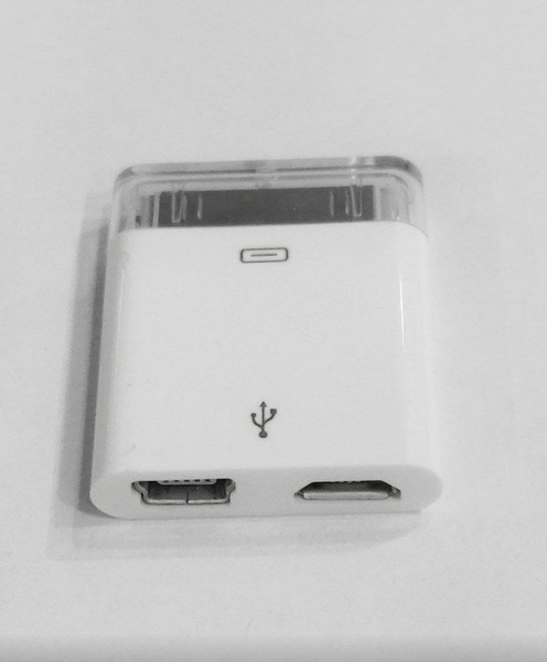 Переходник зарядки 2 в 1 на Micro USB и MiniUSB - купить с доставкой по ...