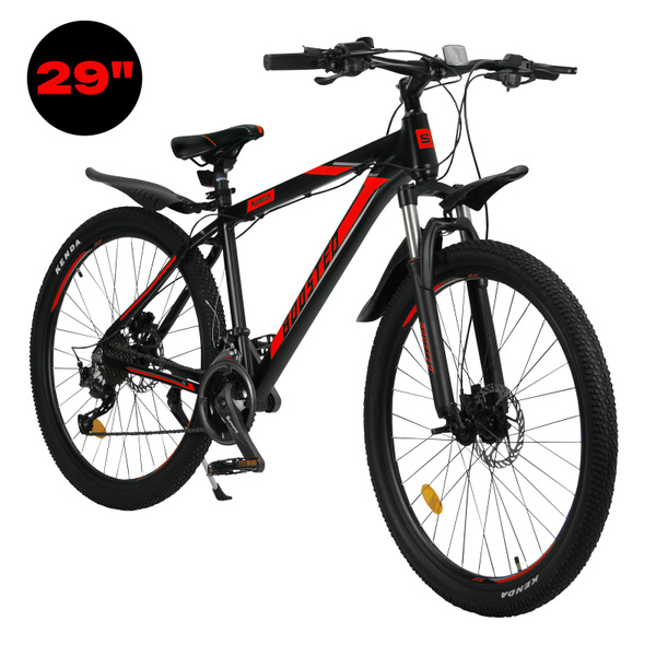 Велосипед скоростной 29" Boosted" красный, 27 скоростей (Shimano ...