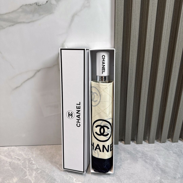 Зонт Chanel, 3 сложения, светло-бежевый купить по низкой цене в ...