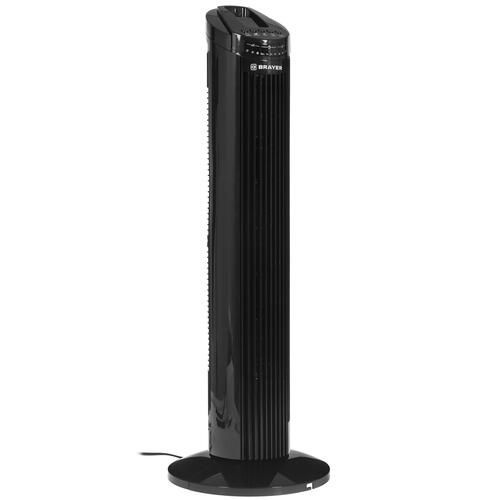Вентилятор BRAYER 4958BR-BK черный напольный, 50 Вт, скоростей - 3 шт ...