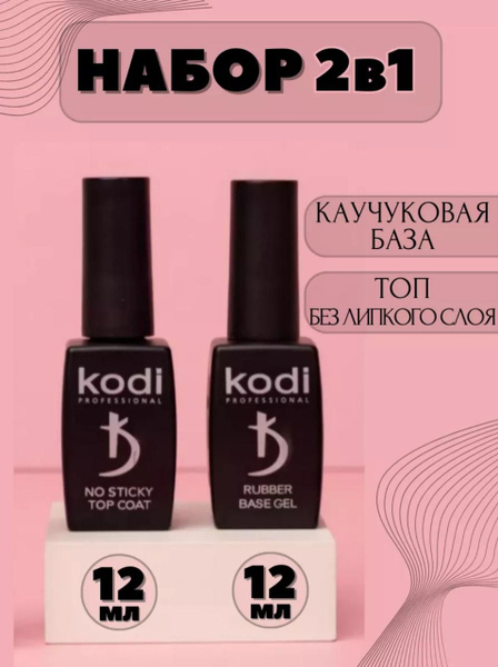 набор топ и база для маникюра KODI - купить с доставкой по выгодным ...
