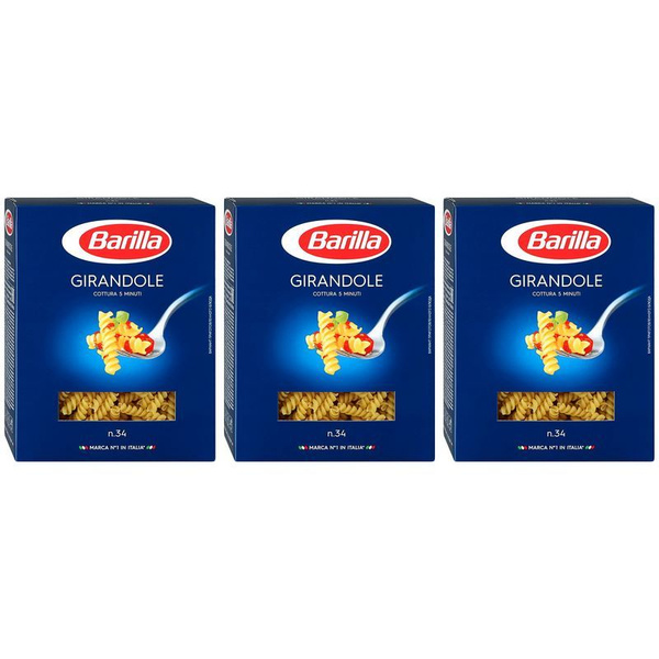 Barilla Макаронные изделия Girandole Джирандоле 34 450 г 3 уп купить с доставкой по