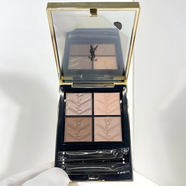 YVES SAINT LAURENT Тени для век 4 цвета с 2 бесплатными кистями для ...
