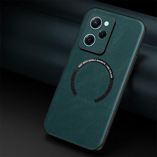 Классическая кожа MagSafe чехол для Poco X5 Pro (5G) / Поко икс5 Про ...