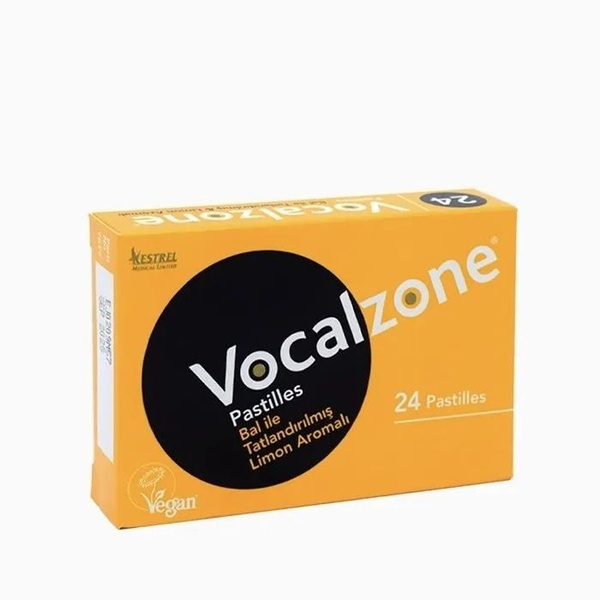 Vocalzone, Пастилки с медом и лимоном, таблетки для лечения осиплости ...