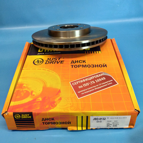 Диск тормозной передний Mitsubishi Lancer 9, Galant (EA2A) ,Митсубиси ...
