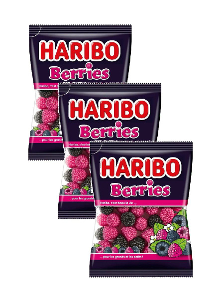 Мармелад Haribo Berries / Ягоды, 100 гр х 3 шт - купить с доставкой по ...
