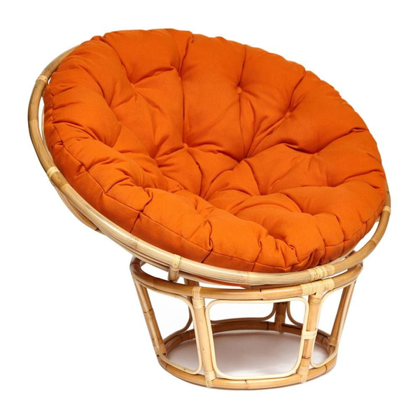 Кресло садовое из ротанга с подушкой "PAPASAN ECO",натуральный - купить ...