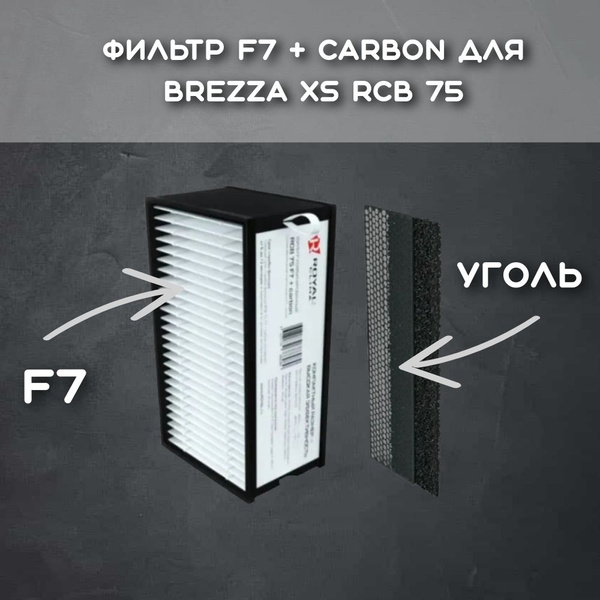 Комбинированный фильтр Royal Clima Brezza XS RCB 75 F7 + carbon ...