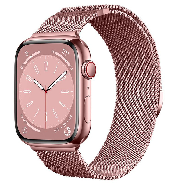 Металлический блочный стальной ремешок для смарт часов Apple Watch ...