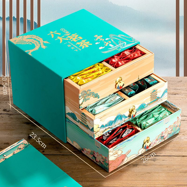 Изысканная подарочная упаковка, чайный сервиз, черный чай/подарок/шесть ...