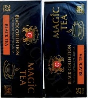Чай черный Magic Tea Шри-Ланка 2 шт по 25 пакетиков - купить с ...